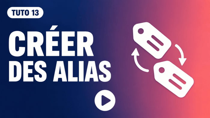Tutoriel vidéo PrestaShop 13 : Créer des alias