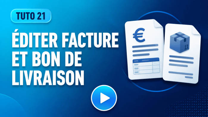 Tutoriel vidéo PrestaShop 21 : Éditer facture et bon de livraison