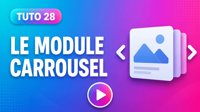 Tutoriel vidéo PrestaShop 28 : Le module carrousel